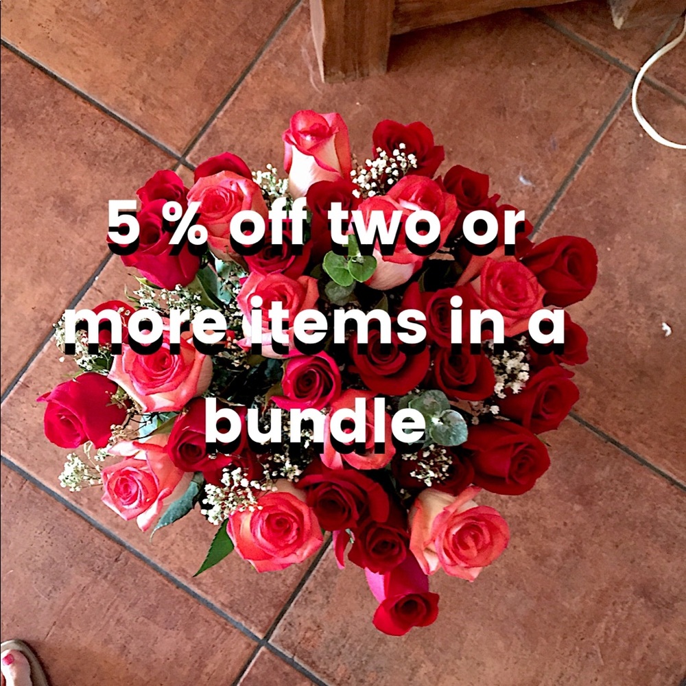 Bundle of 2 or more receive 5% off your purchase